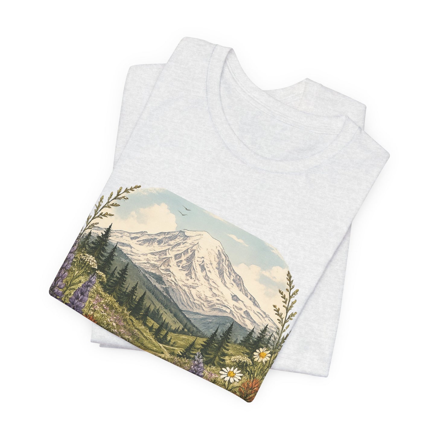 T-Shirt — "Where My Soul Feels Free" Mountain Scenic Tee