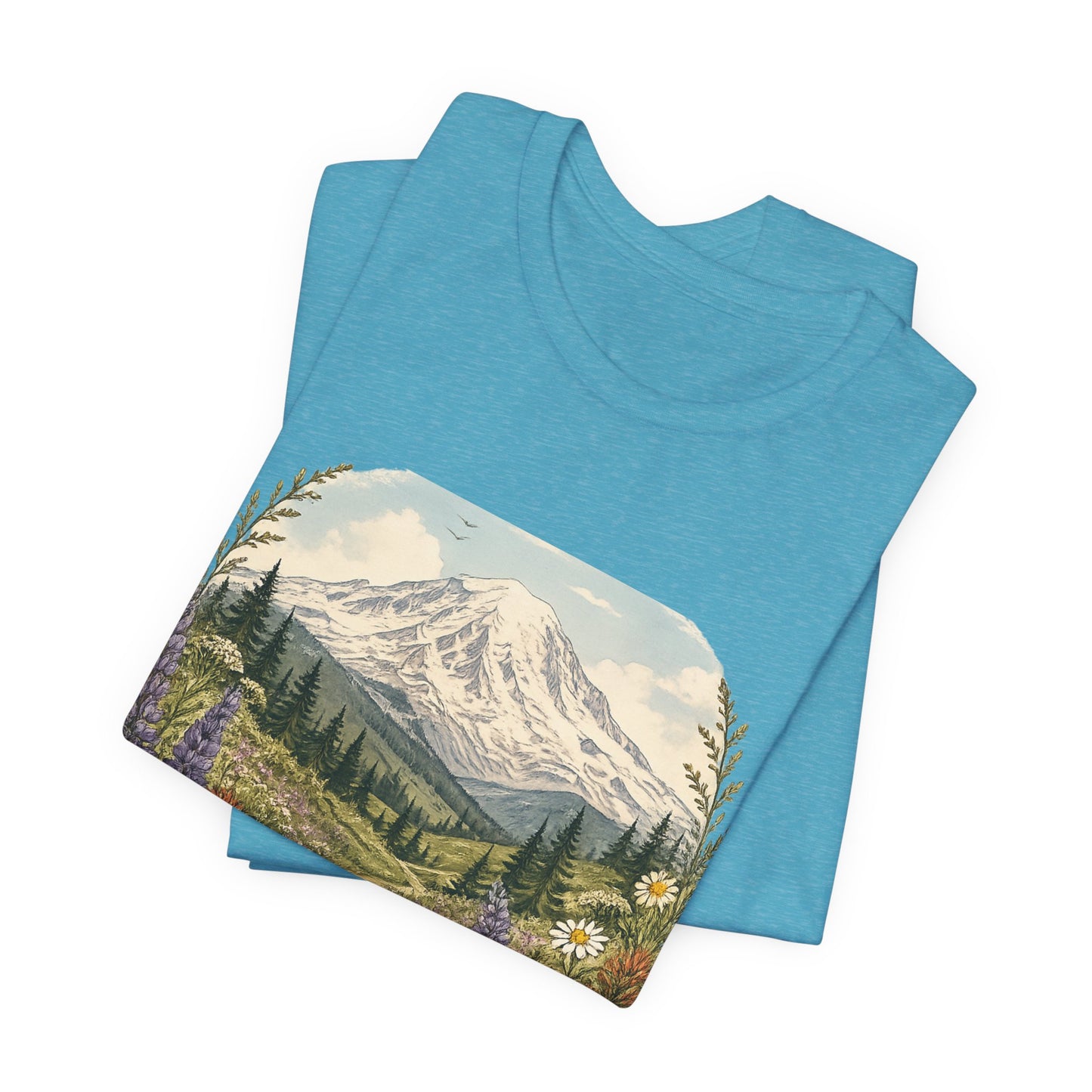 T-Shirt — "Where My Soul Feels Free" Mountain Scenic Tee