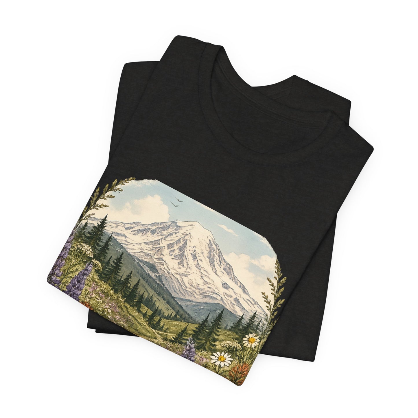 T-Shirt — "Where My Soul Feels Free" Mountain Scenic Tee