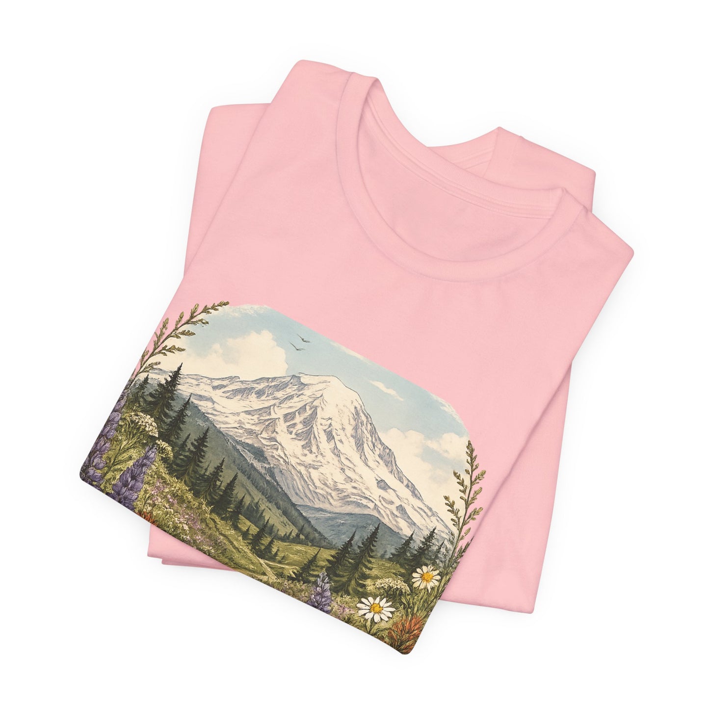 T-Shirt — "Where My Soul Feels Free" Mountain Scenic Tee