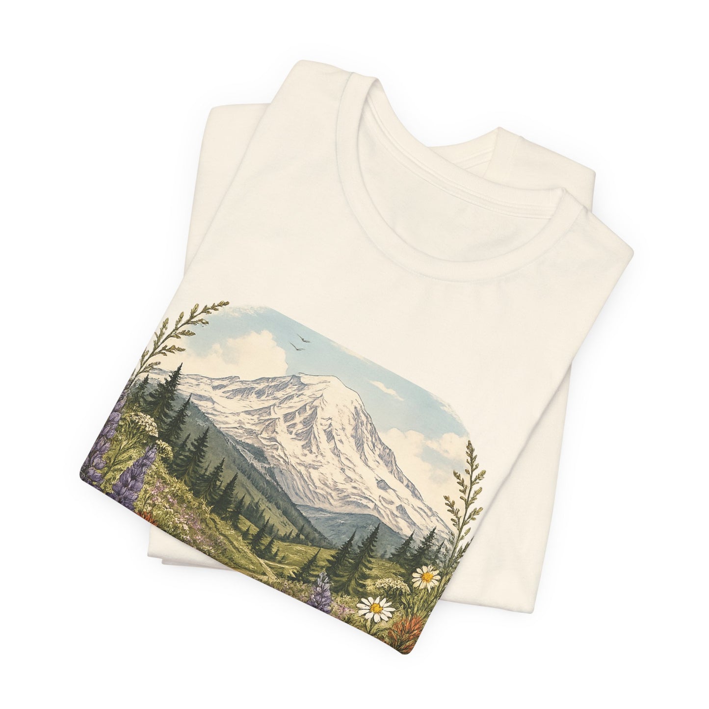 T-Shirt — "Where My Soul Feels Free" Mountain Scenic Tee