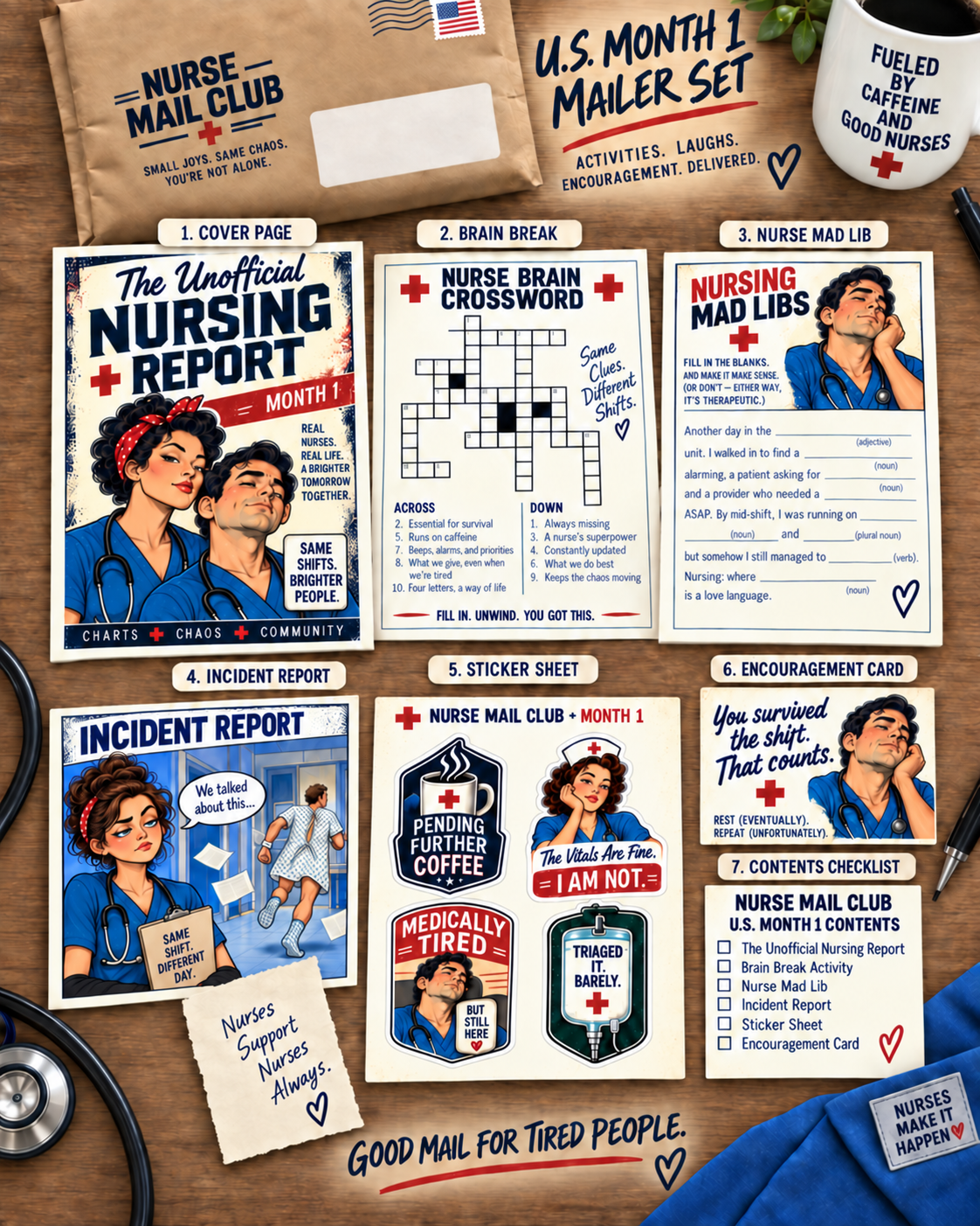 Nurse Mail Club - Monthly Happy Mail for Nurses