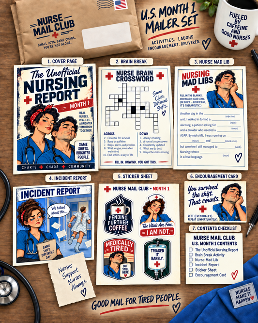 Nurse Mail Club - Monthly Happy Mail for Nurses