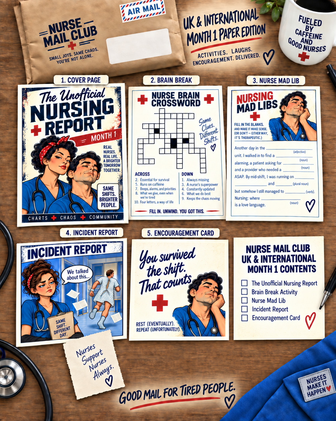 Nurse Mail Club - Monthly Happy Mail for Nurses